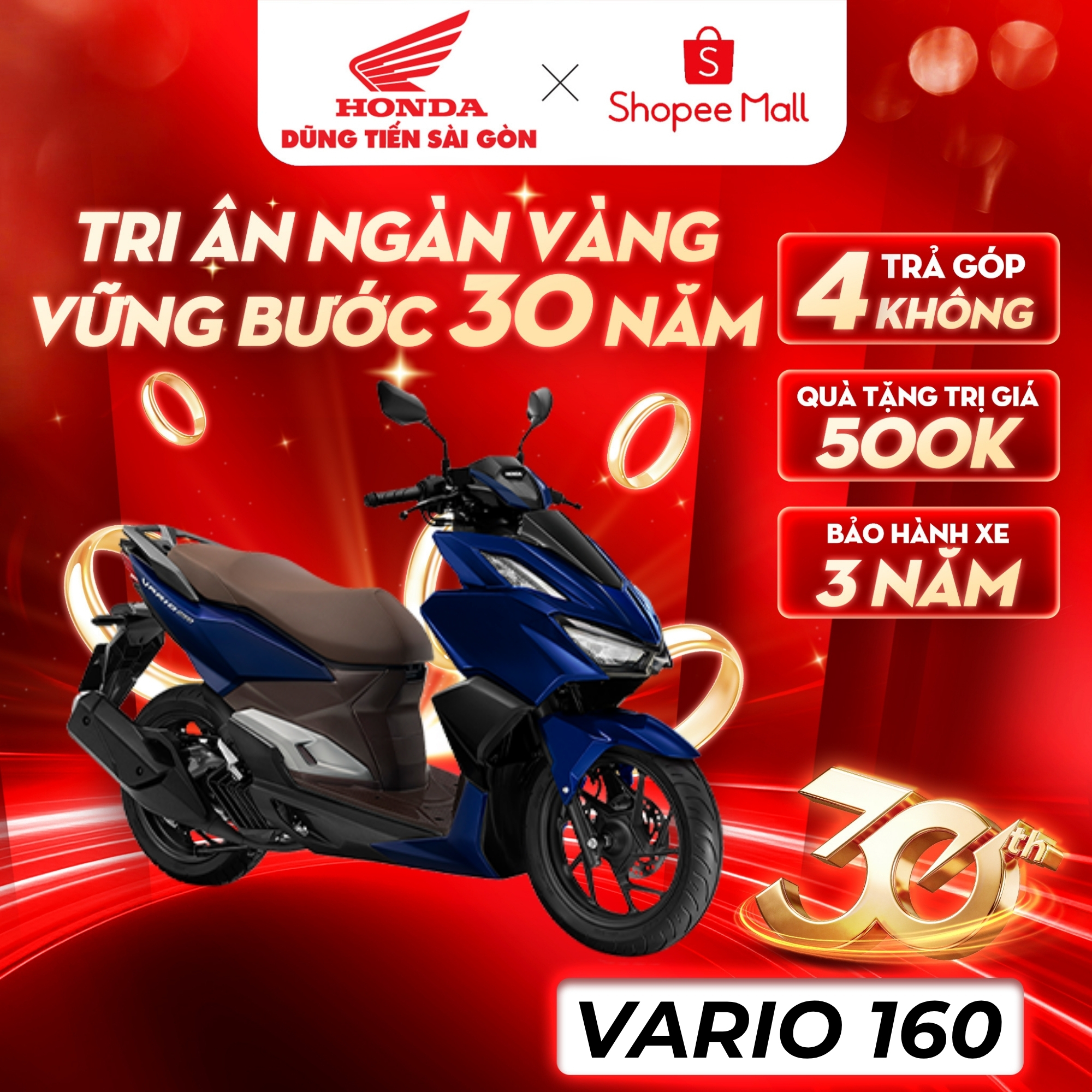 Xe Máy Honda Vario 160 2023 - Phiên Bản Cao Cấp