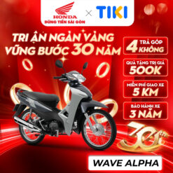 Xe Máy Honda Wave Alpha 110 2025 - Phiên Bản Cổ Điển