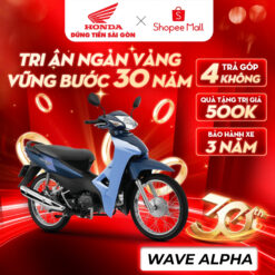 Xe Máy Honda Wave Alpha 110 2025 - Phiên Bản Cổ Điển