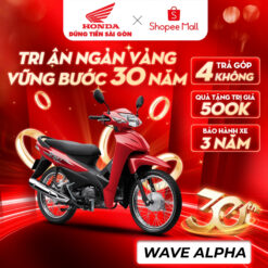 Xe Máy Honda Wave Alpha 110 2024 - Phiên Bản Tiêu Chuẩn