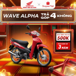 Xe Máy Honda Wave Alpha 110 2024 - Phiên Bản Tiêu Chuẩn