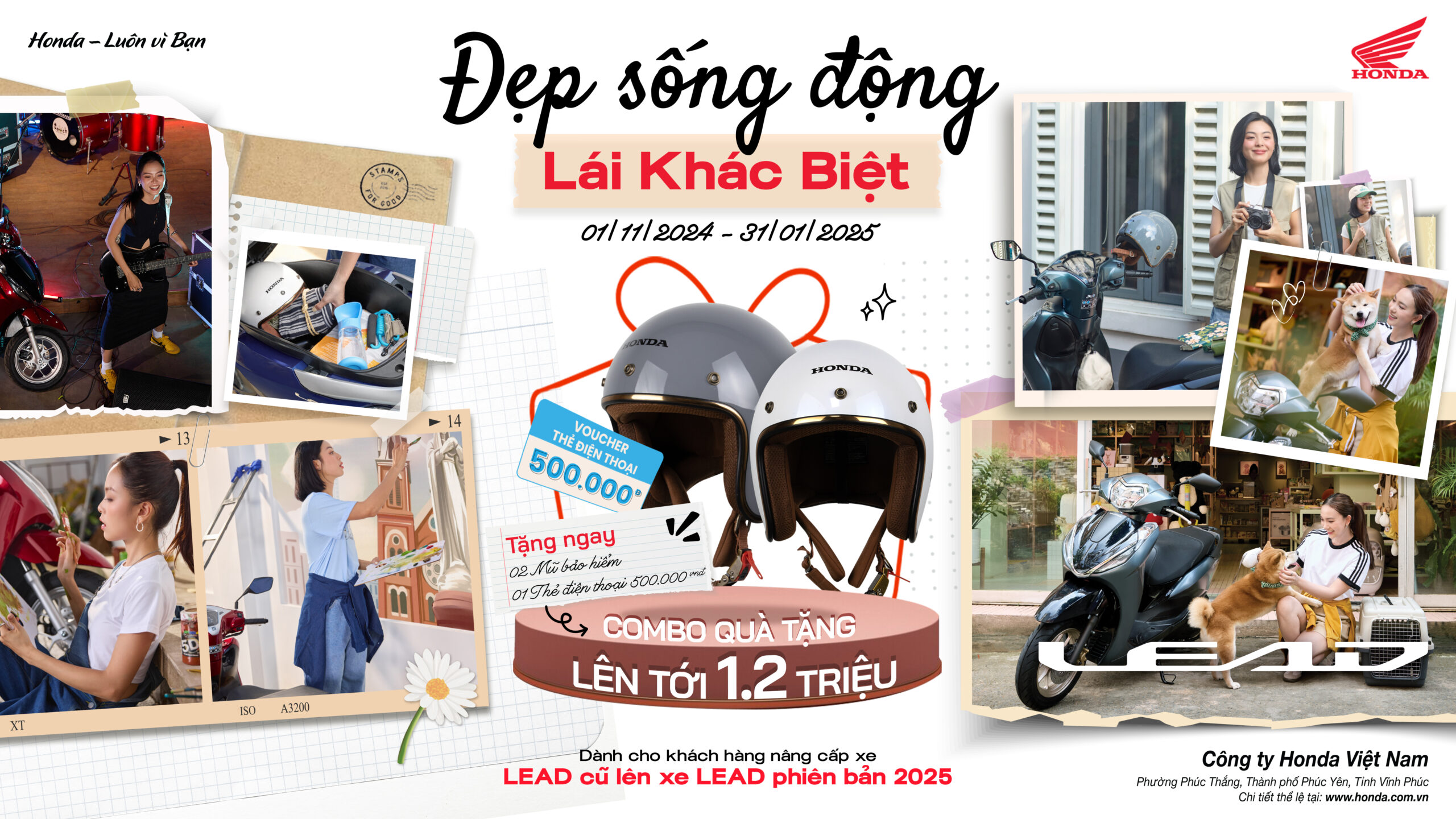 Khuyến mãi Honda - Đẹp sống động lái khác biệt