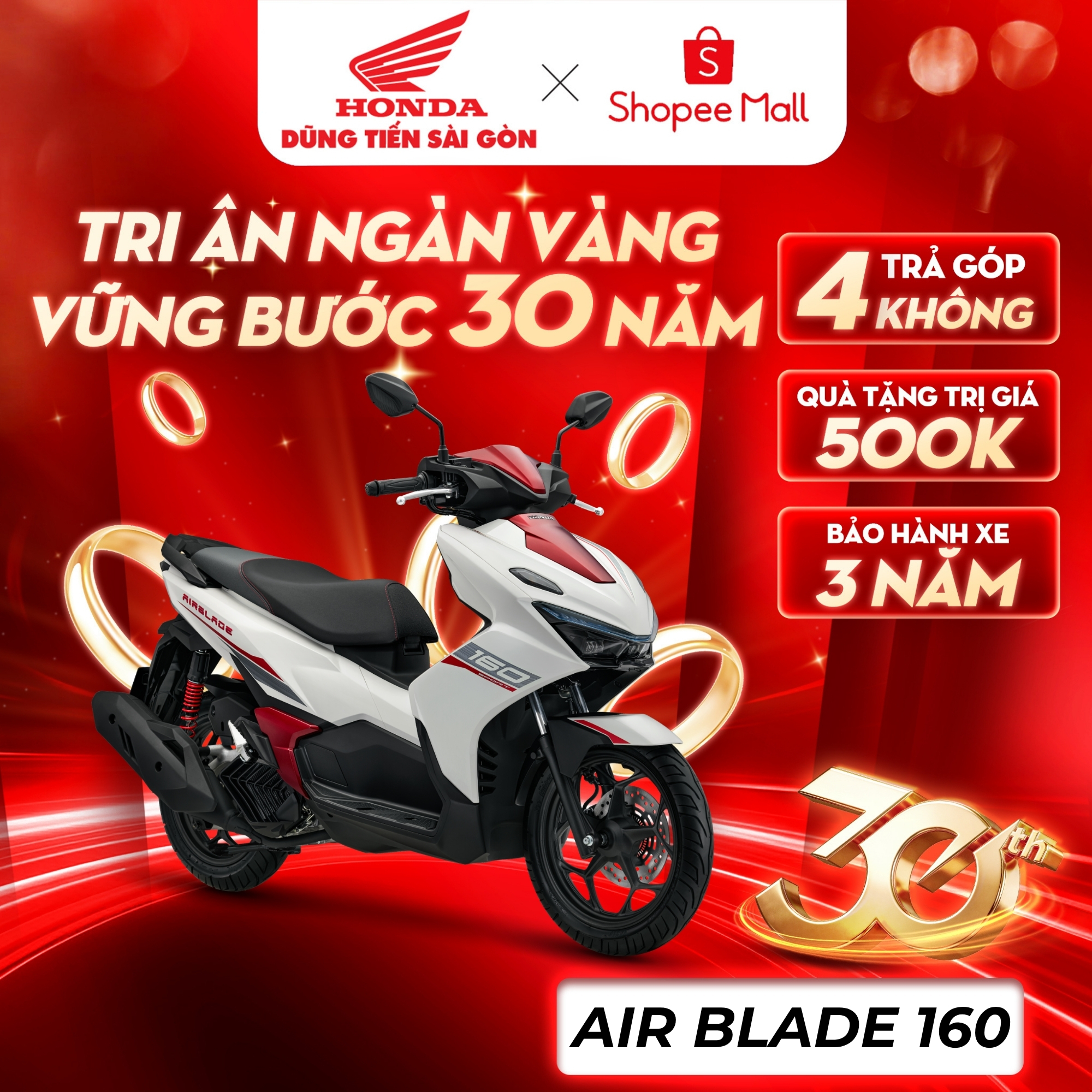 Xe Máy Honda AIR BLADE 160 2026