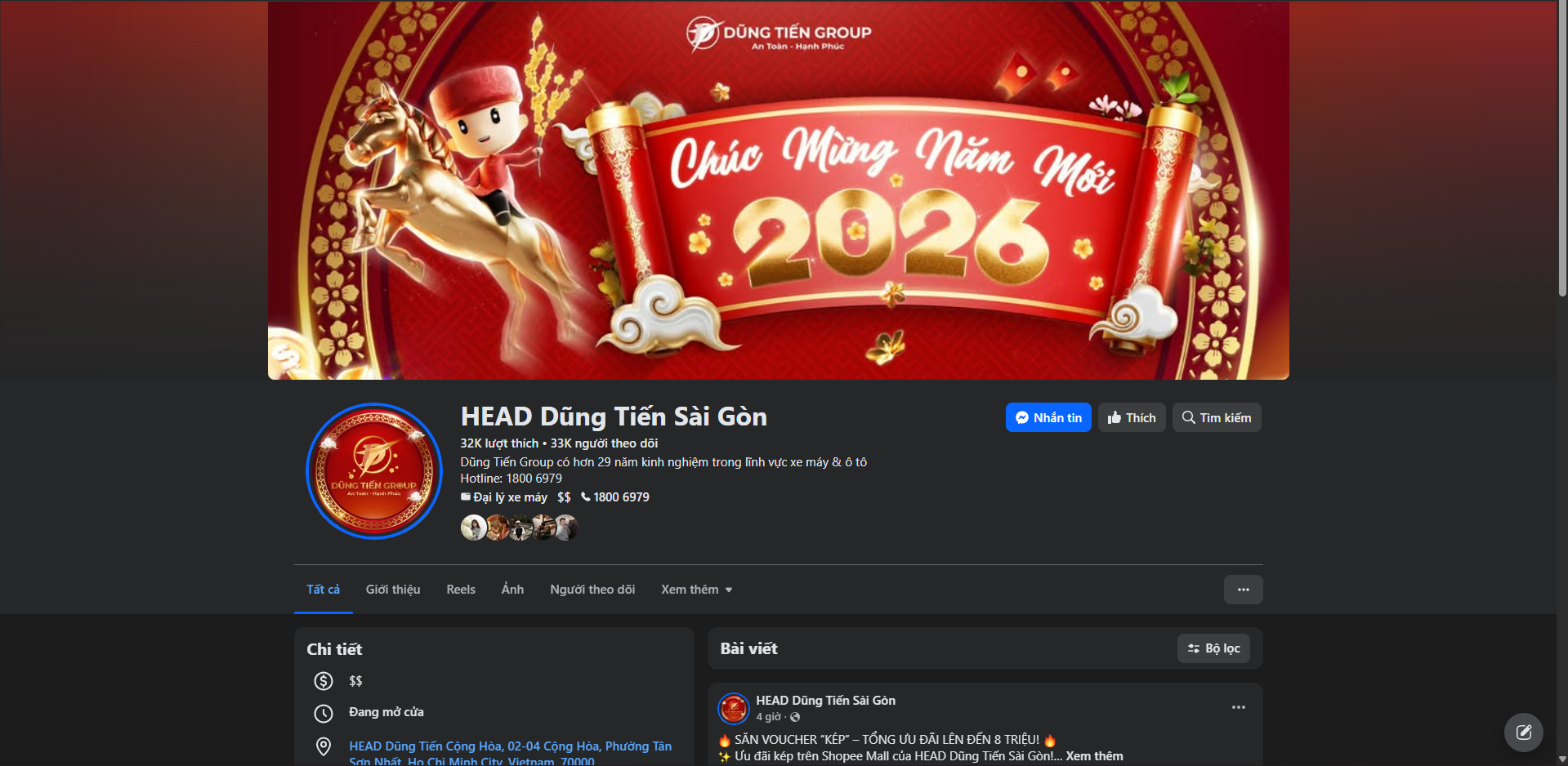 Fanpage Head Dũng Tiến