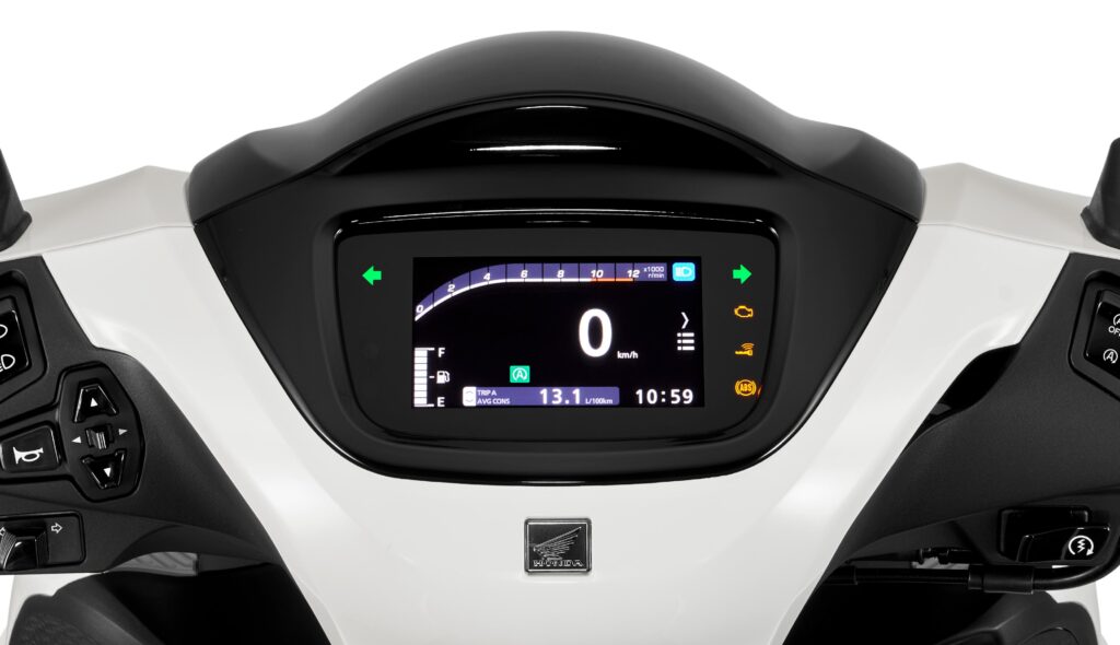 Mặt đồng hồ TFT 4,2 inch trên Honda SH Mode 2027 phiên bản Tiêu chuẩn