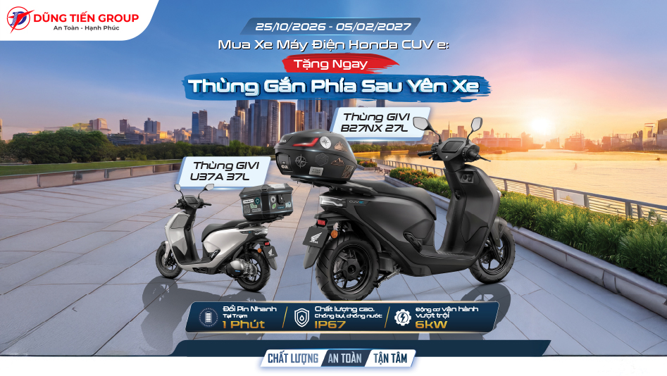 Ưu đãi mua xe Honda Cuv e: